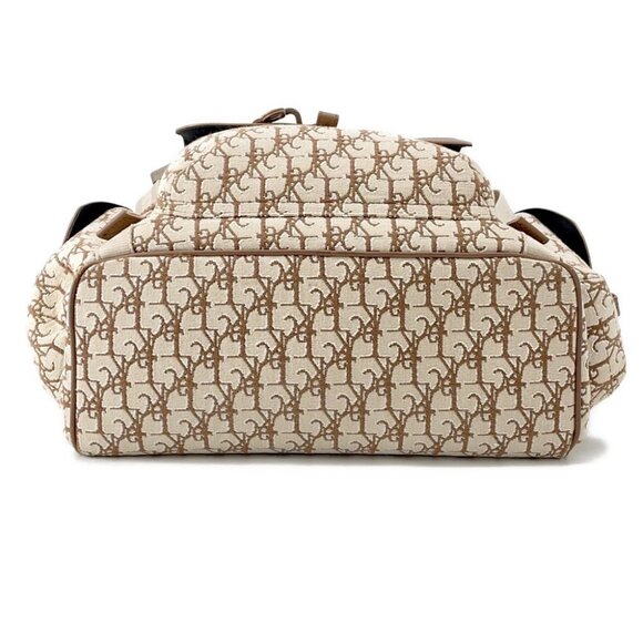 Dior Backpack Cactus JackCollaboration Canvas/Leather Beige/Brown 1ESBA163JOD - Picture 5 of 15